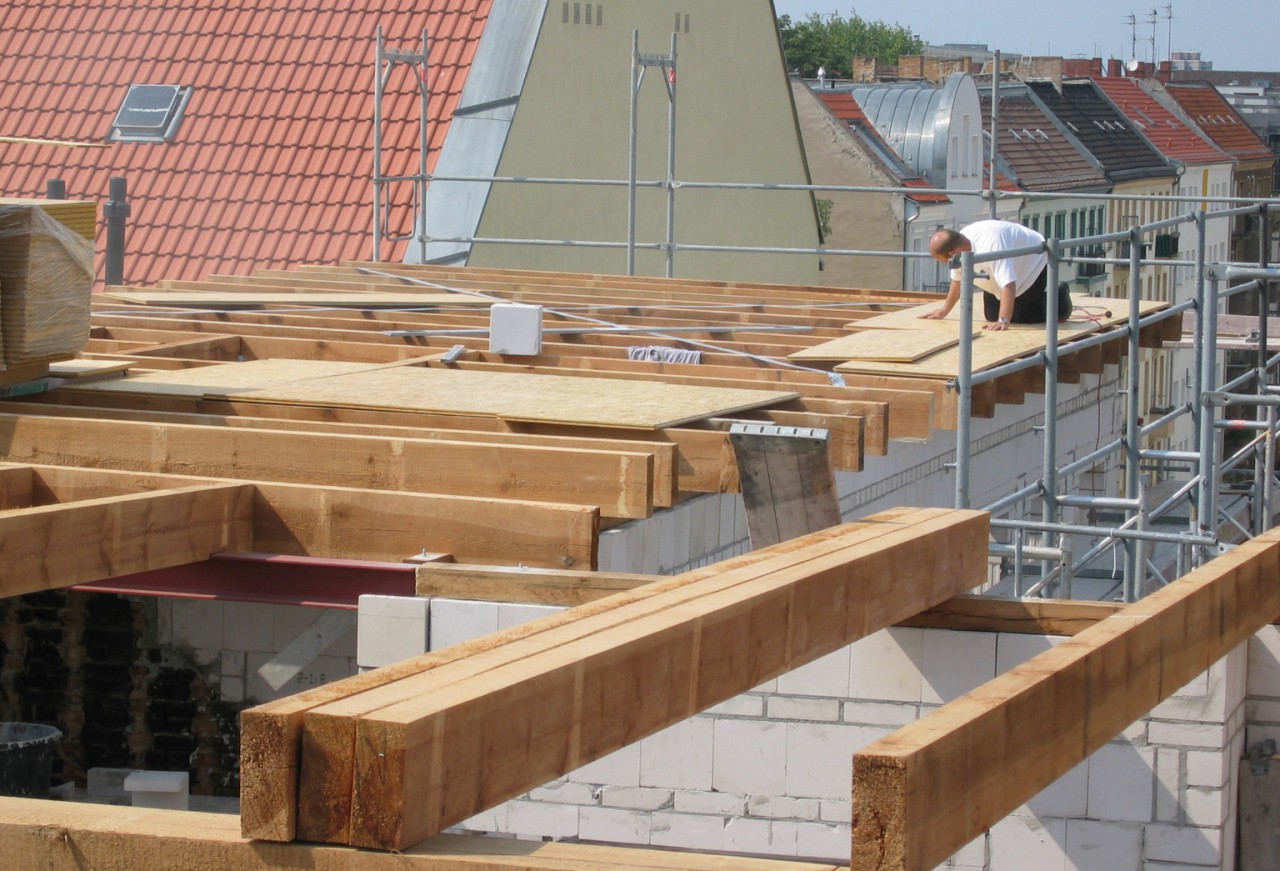 Ansicht, Bauphase
